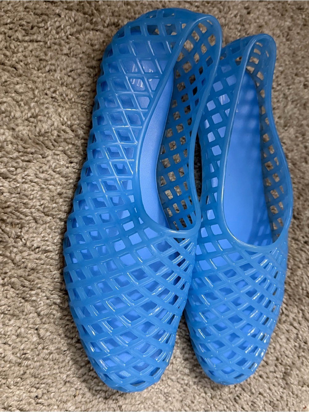Women's GAP Blue Jelly Flats (women’s size 9)
